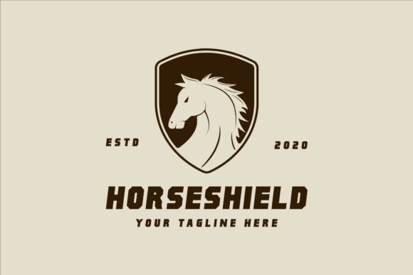 Download Horse of Shield Logo Vector Design - Premium Bundle