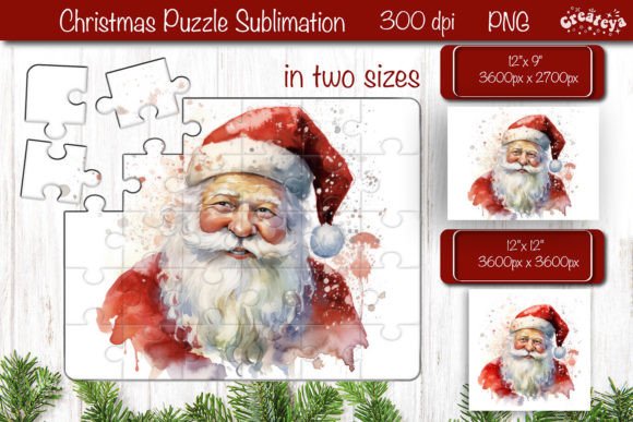 Download Christmas Puzzle PNG Kids Puzzle Santa - Christmas Collection