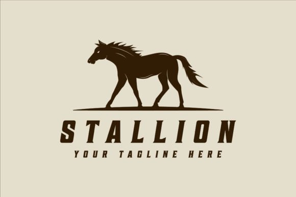 Download Silhouette Horse Logo Vector Vintage - Premium Bundle