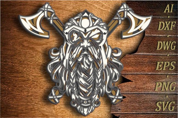 Download Viking Warrior Multilayer Svg/Viking Cut - Premium Resources