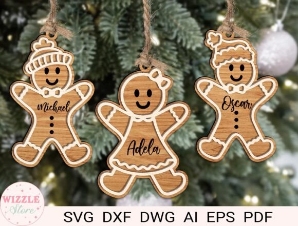 Download Christmas Ornament Glowforge File SVG - Christmas Collection