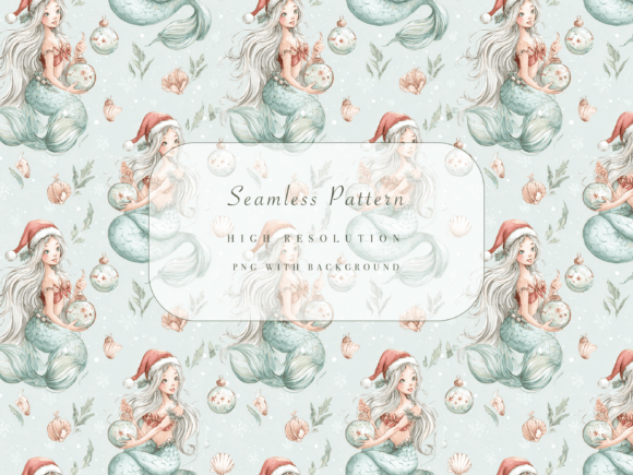 Download Christmas Frames Seamless Pattern - Christmas Collection